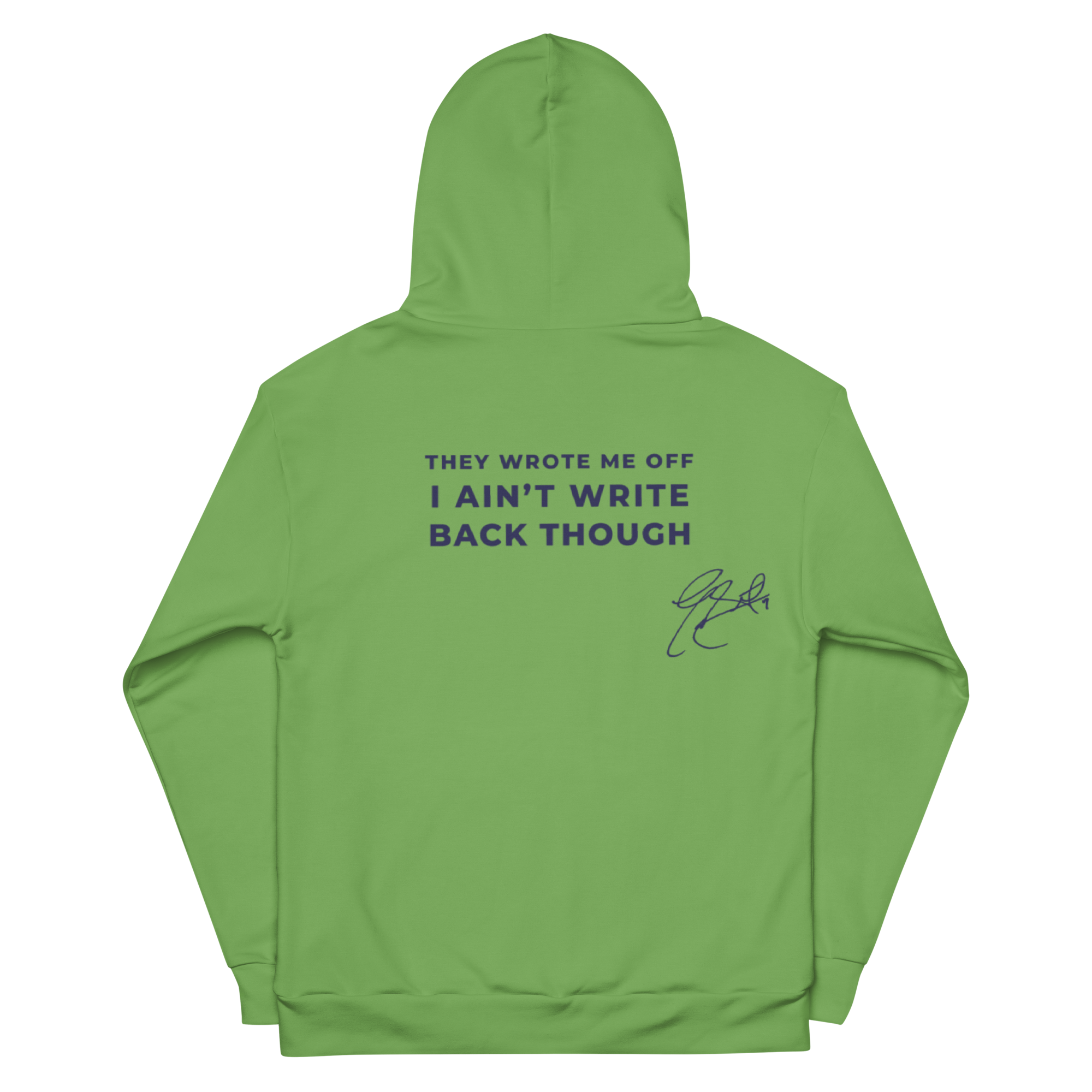 Logo Men’s Hoodie – Green - Image 2