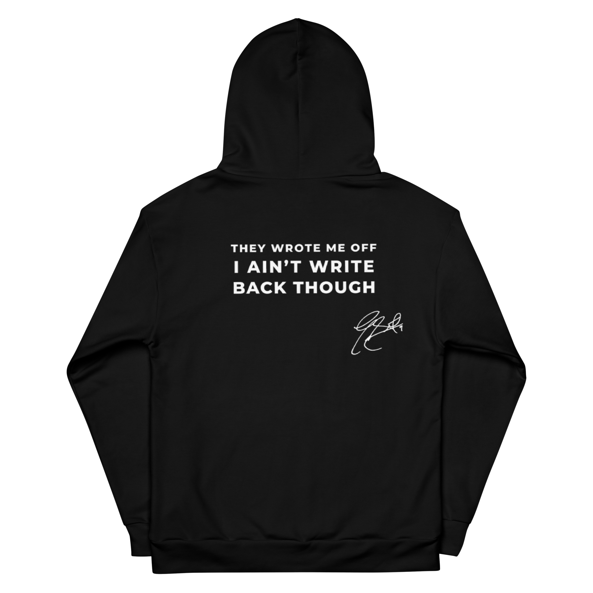 Logo Men’s Hoodie – Black - Image 2