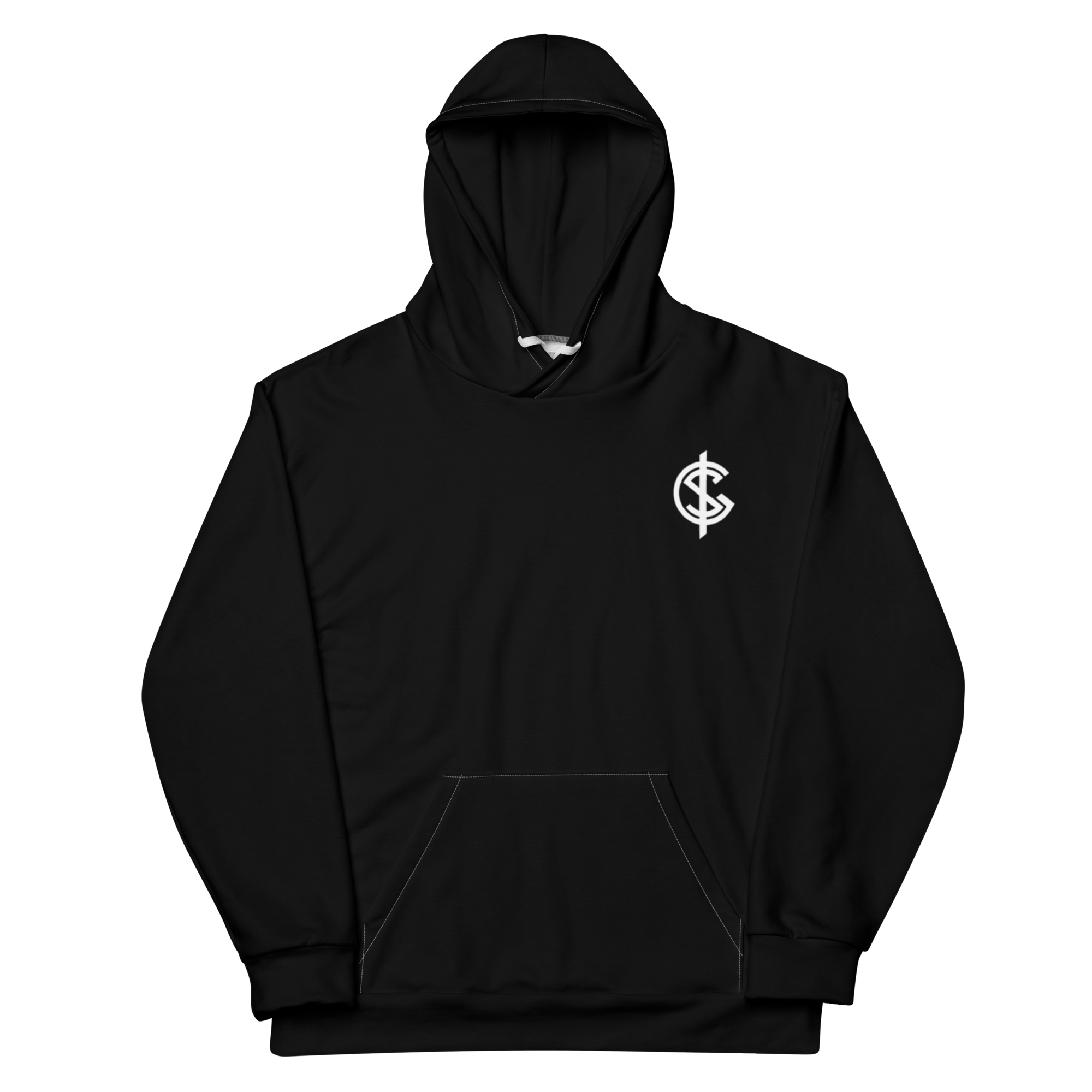 Logo Men’s Hoodie – Black