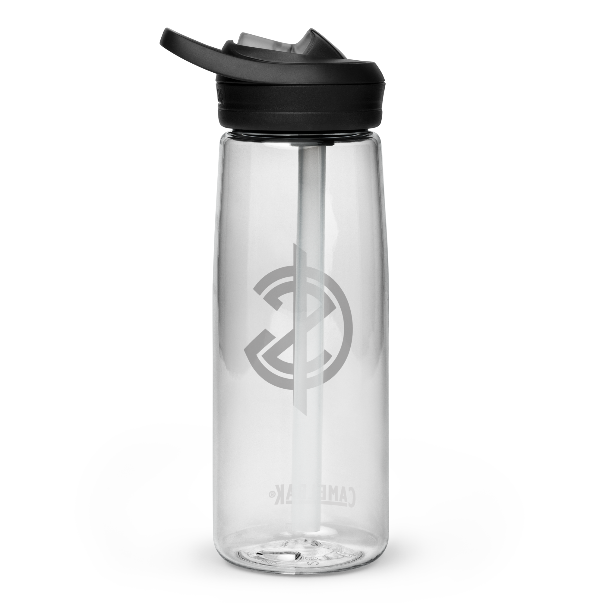 Logo Sports Water Bottle - White - Image 2