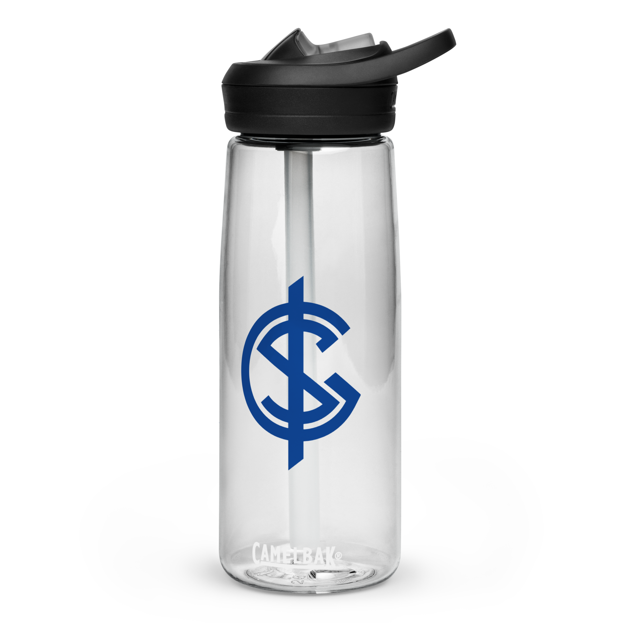 Logo Sports Water Bottle - Blue
