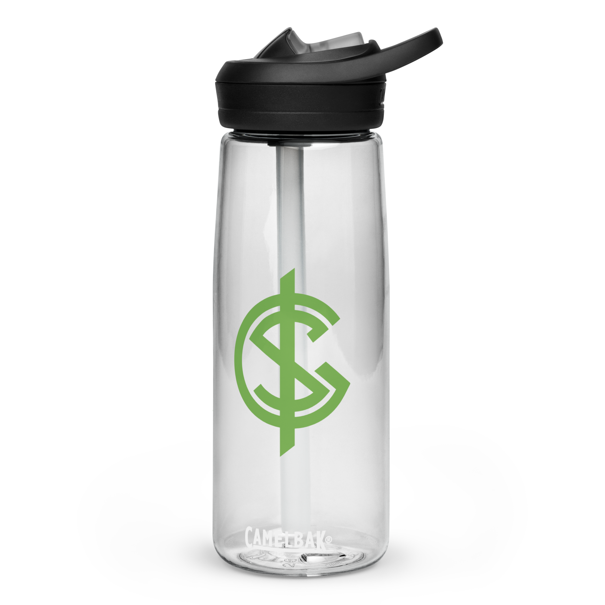 Logo Sports Water Bottle - Green
