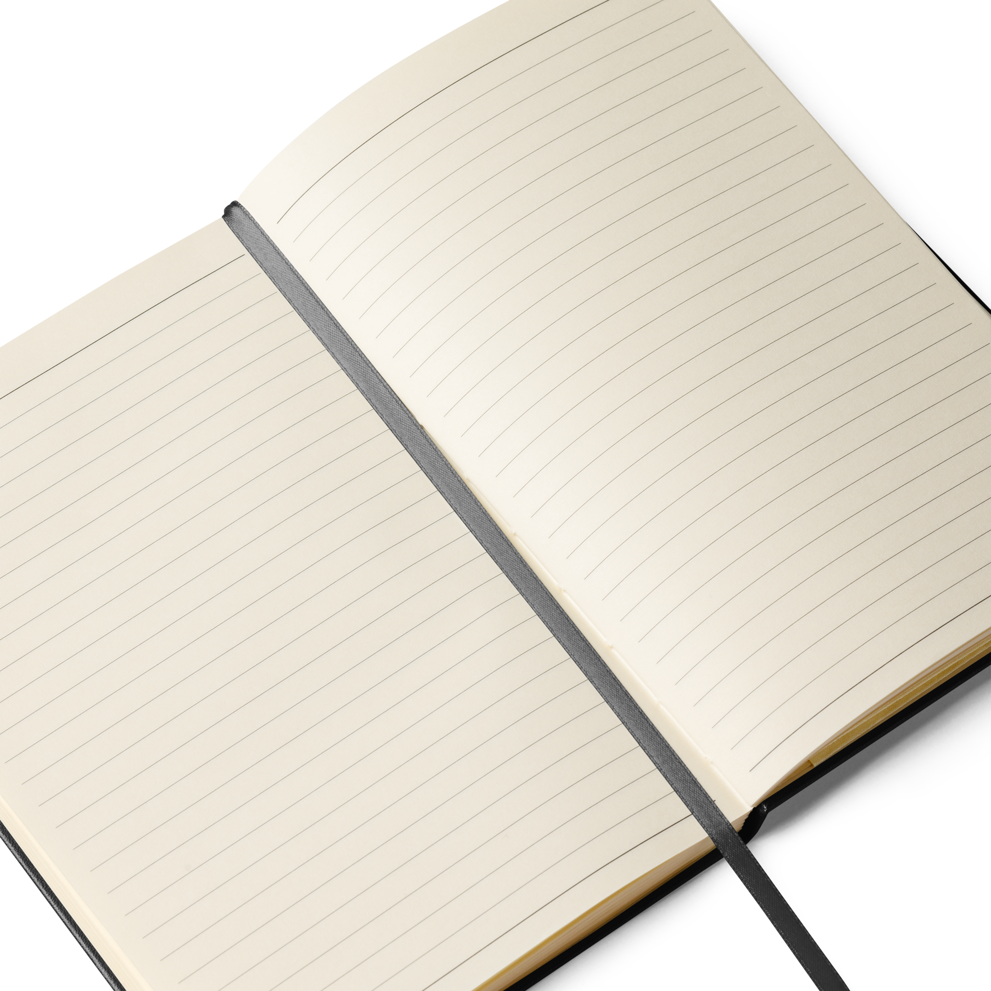 Quote Hardcover Bound Notebook - Black - Image 3