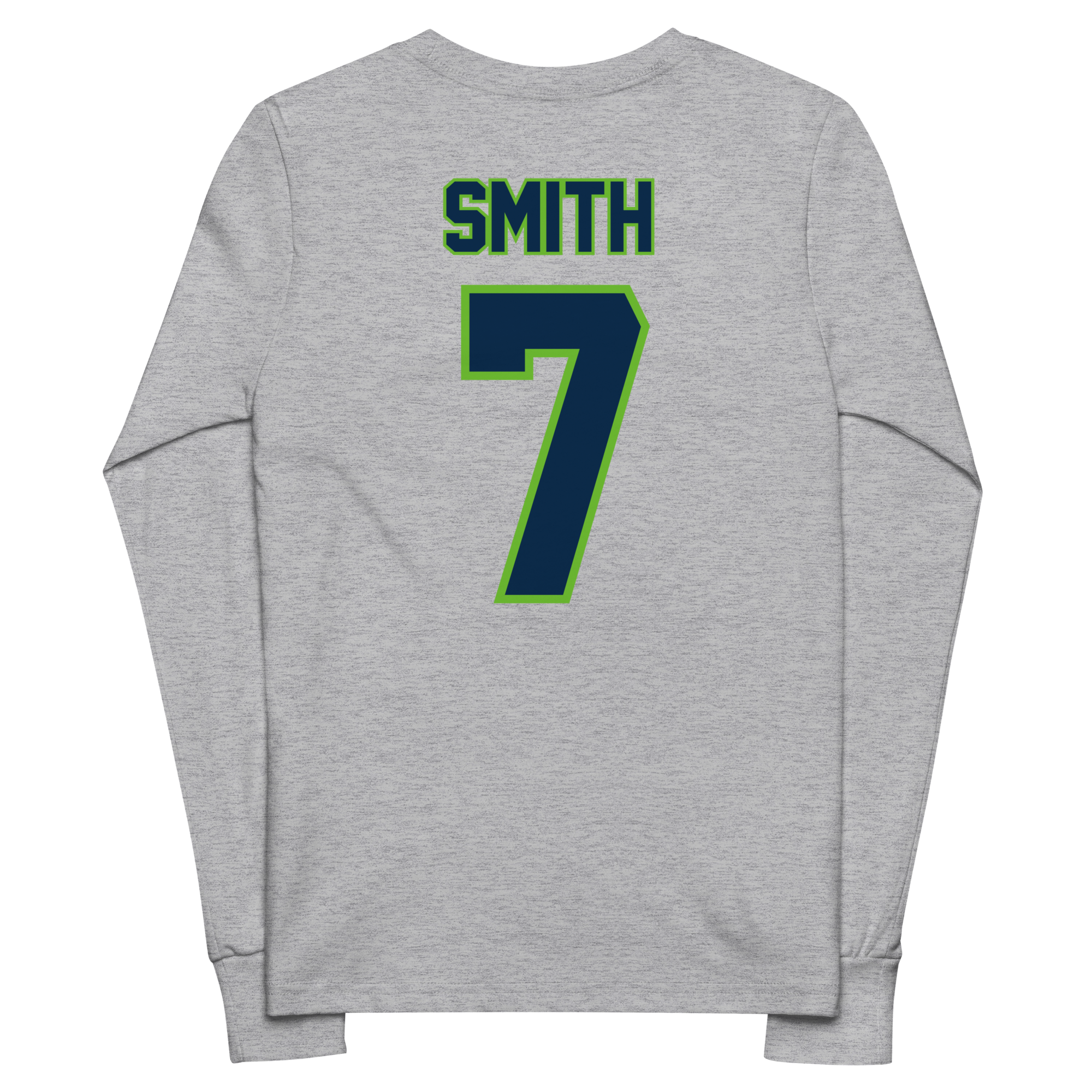 Logo Youth Long Sleeve Tee – Gray - Image 2