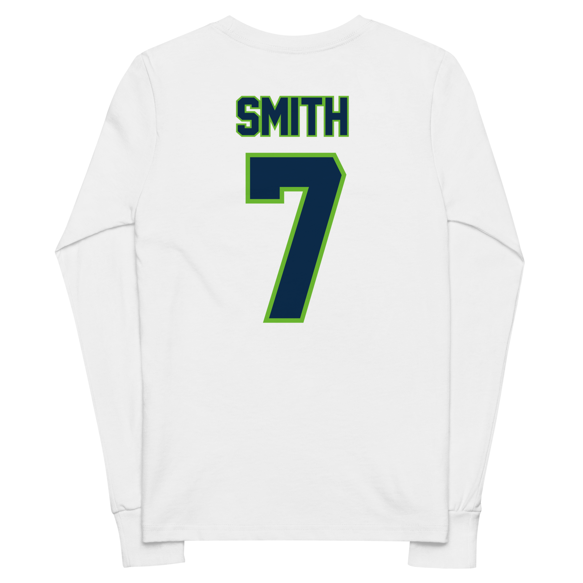 Logo Youth Long Sleeve Tee – White - Image 2